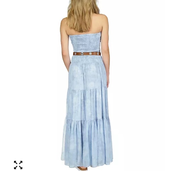 Michael Kors Women’s Sunbleached Smocked Maxi Dress - Picture 6 of 7